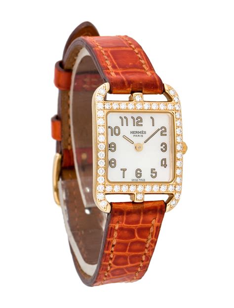 hermes watch cape cod|hermes cape cod diamond watch.